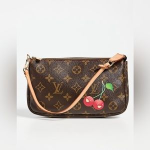RARE Authentic Louis Vuitton pochette cherry purse